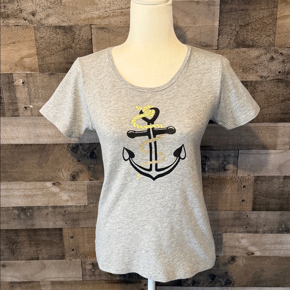 J. Crew Anchor Tee Size Small - Picture 1 of 16